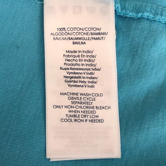 Chaps blue short sleeved surf t-shirt; Medium - Picture 4 of 5